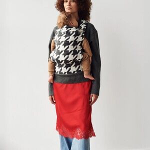 Artipoppe Zeitgeist Tweed BW Carrier in Cotton **NEVER USED** NWT in Box